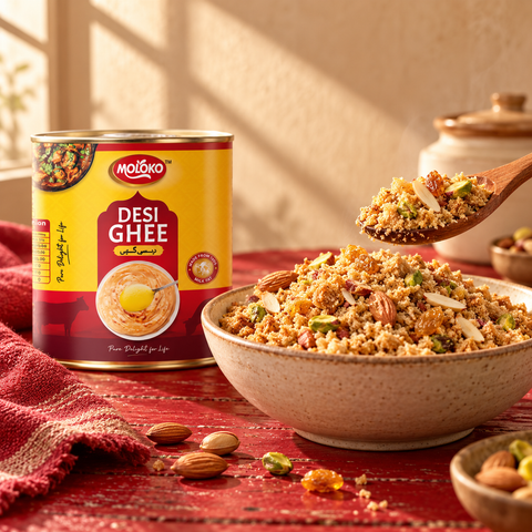 Winter Panjiri Recipe with Desi Ghee: Easy Step-by-Step Guide