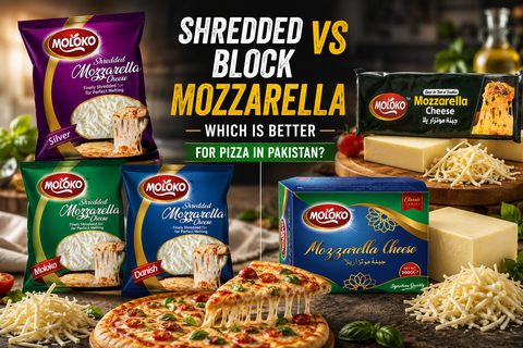 Shredded vs Block Mozzarella – Which is Better for Pizza in Pakistan ? - GMPEMART