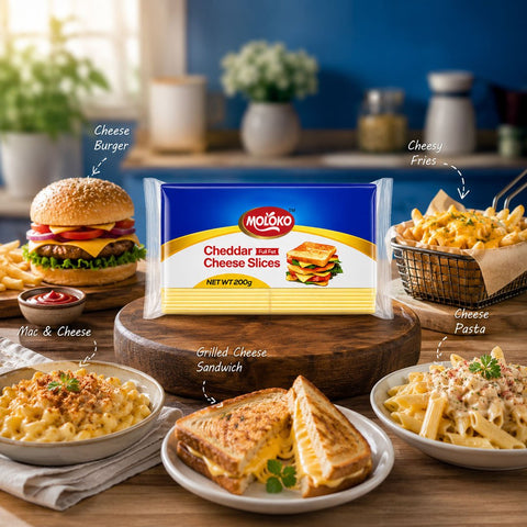 Cheddar Cheese Slices 10 - GMPEMART