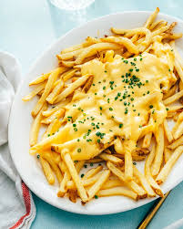 Golden Fries with Moloko Cheddar Cheese Sauce