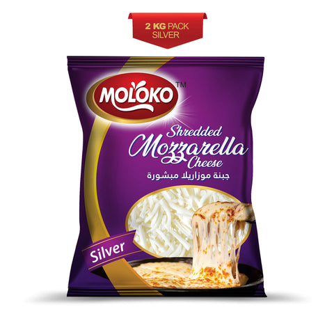 Moloko Shredded Mozzarella Cheese (Silver) 2kg - GMPEMART